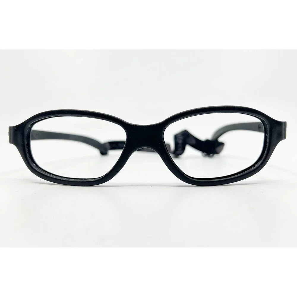 Miraflex Kids Flexible Glasses Black Frame with Strap Made in Italy CE